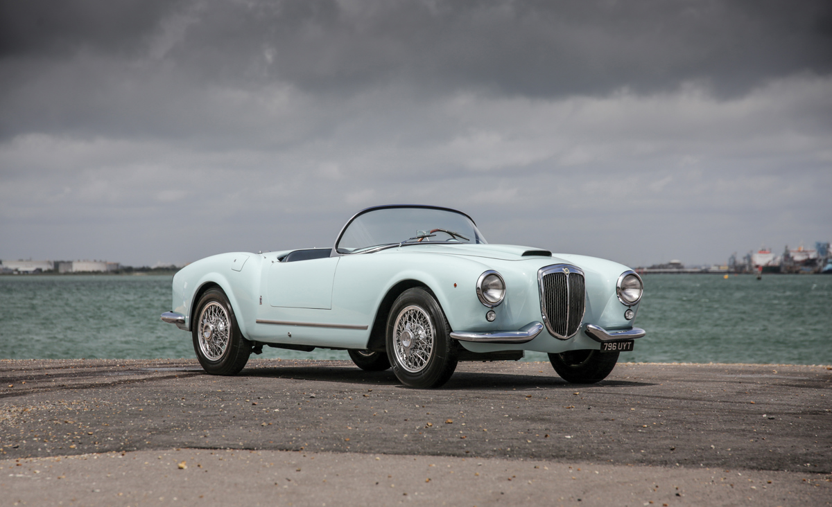 1955 Lancia Aurelia B24S Spider America by Pinin Farina offered at RM Sotheby’s Monterey live auction 2019